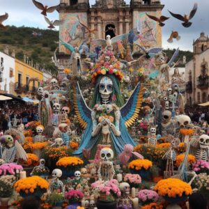 Día de Muertos en Cuerámaro, Guanajuato, impresionante